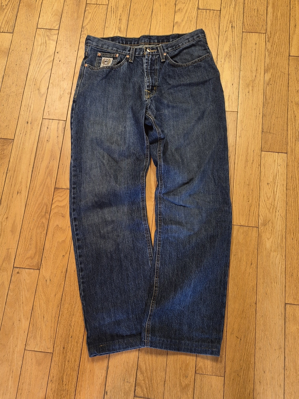 Cinch Men's White Label Dark Blue Relaxed Straight Jeans